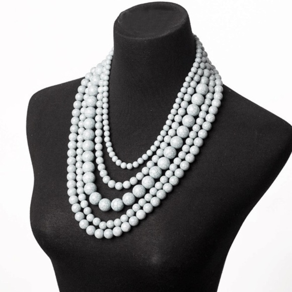 BaubleBar Marble Statement necklace JB1